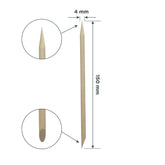 Orange stick STALEKS PRO for manicure, wooden 150 mm